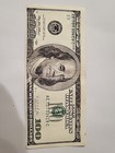 Error Cut And Misaligned 1996 $100 Dollar Bill.