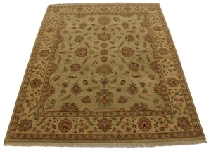 8'1"" x 10'1"" Fuß indischer Oushak traditioneller handgeknüpfter orientalischer Teppich - Bild 1 von 9
