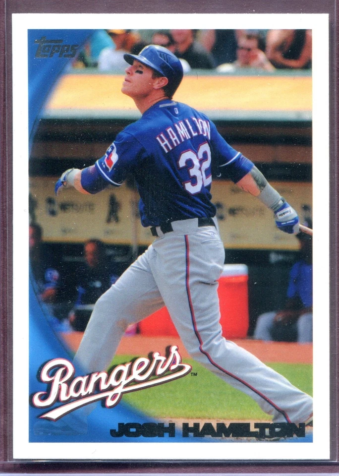 JOSH HAMILTON ~ 2010 Topps Name in Black Lettering ERROR Card #175 Rare! (A841) - Image 1 of 1