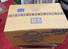 1991 Fleer Baseball Complete Set Case 15 Sets