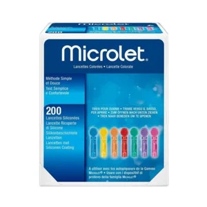 MICROLET Lanzetten 200 St. farbig - Bild 1 von 1