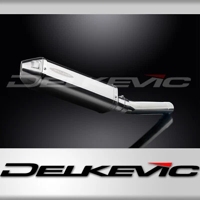 Kit silenciador de escape de acero inoxidable triovalado de 13" Slip On Kawasaki ZX-9R Ninja 1994-97 Foto 1 de 4