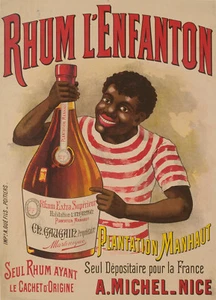 Affiche ancienne originale - Rhum de Martinique - Caraïbes - 1900 - Photo 1/3