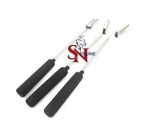 Lot de 3 instruments vétérinaires droits flotteurs dentaires équins vers le bas, vers le haut - Photo 1/4