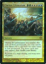 Clarion Ultimatum  FOIL Shards Of Alara MtG LP SOA