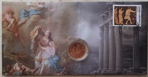 ARTEMIS and APOLLO killing NIOBE's children 🅰️ FDC 2001 🅰️ Greece GRECIA Grece - Picture 1 of 3