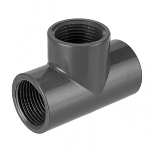  Pieza en T PVC-U 3x Rosca Interior - Imagen 1 de 4