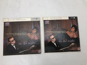 Two (2) George Shearing Quintet Dakota Staton Extended Play 45 rpm Records - Foto 1 di 6
