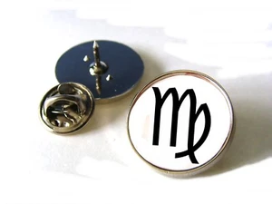 ZODIAC STAR BIRTH SIGN VIRGO THE MAIDEN BIRTHDAY LAPEL PIN BADGE TIE TACK - Bild 1 von 1