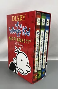 Diary of a Wimpy Kid Box of Books (1-3) - Hardcover By Kinney, Jeff - VERY GOOD - Picture 1 of 5