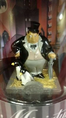 WARNER Store PINGÜINO ESTATUA Miniatura Figura 1999 Batman Busto Animado Juguete Foto 1 de 3