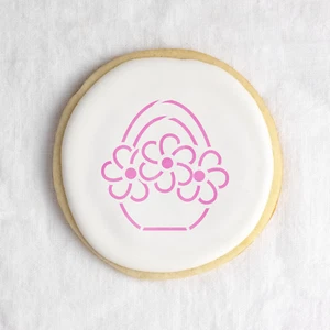 Plantilla de galletas para cesta de Pascua - plantillas Mylar duraderas y reutilizables - Imagen 1 de 6