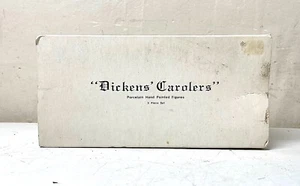 Department 56 Dicken's Carolers Porcelain Hand Painted Figures 3 Piece Set - Picture 1 of 7