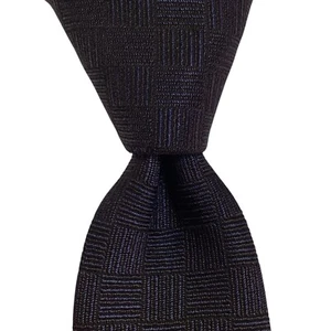 JOOP! Men's Silk Necktie Skinny 2 1/4" ITALY Designer Geometric Blue/Brown NEW - Picture 1 of 3