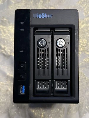 QNAP VioStor VS2208-Pro+ Network Video Recorder (2) 4TB Hard Drives *Read* - Image 1 of 4