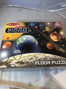 melissa and doug puzzles solar system 2X3 Feet Jumbo 48 Pieces - Picture 1 of 5