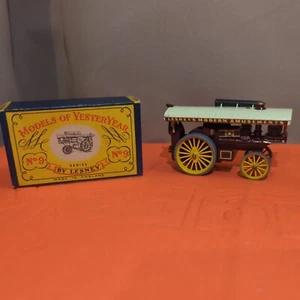 Matchbox Yesteryear Y9-1 Fowler Big Lion Showmans Engine (GOLD CYLINDER) Rare - Picture 1 of 5