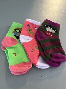 Kids Decorative Ankle Socks Fits Size S Ages 2-5 Brand New - Picture 1 of 1