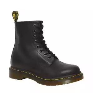 Dr. Martens Womens 1460W Originals Eight Eye Lace-Up Boot Nappa Combat Black 6 - Picture 1 of 6