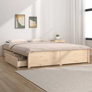 Bett mit Schubladen 140x190 cm - Bild 1 von 10