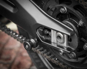 Almohadillas de choque universales con soporte paddock brazo oscilante M6 para Yamaha Ducati Aprilia - Imagen 1 de 8