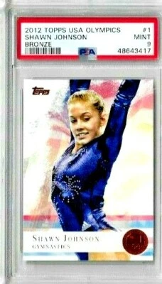 2012 Topps Olympics Shawn Johnson Bronze PSA 9 - Imagem 1 de 2