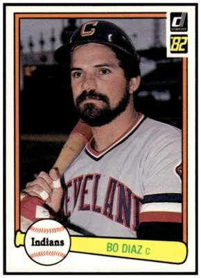 1982 Donruss #263 Bo Diaz EX-NM - Image 1 of 2