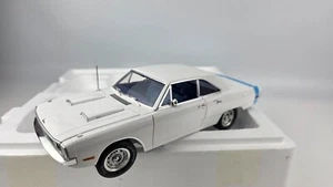 ACME YCID 1/18 1970 Dodge Darts Swinger white blue stripes Diecast Muscle car - Picture 1 of 13