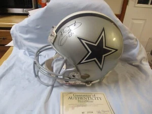 CASCO DE FÚTBOL DE TAMAÑO COMPLETO CON CERTIFICADO DE AUTENTICIDAD AUTOGRAFIADO POR EMMITT SMITH - Imagen 1 de 8