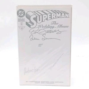 Superman DC Comic Wedding Album 1st Edition Autographed Cert. Auth Limited #5444 - Picture 1 of 6