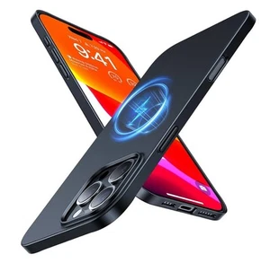 Torras Black Magnetic Slim Case For The Iphone 16 Pro Max 6.9 Inch - Picture 1 of 6