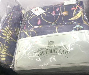 Angel Strawbridge The Chateau Wildflower Night grandes cortinas plisadas forradas a lápiz - Imagen 1 de 5