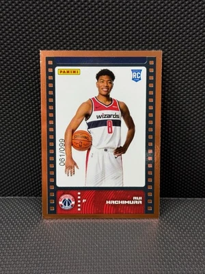 2019-20 Panini Sticker & Card Collection Rui Hachimura /99 #88 Wizards - Image 1 of 2