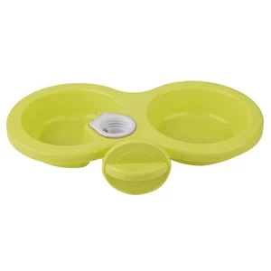 (Grün) Haustier Katze Hund Welpe Doppelnapf Hängende Futter- Und Wasserzufuhr - Bild 1 von 10