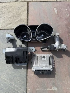 12-17 FORD FIESTA MK7.5 1.0 PETROL MANUAL COMPLETE ENGINE ECU KIT C1B1-12A650-FF - Picture 1 of 8
