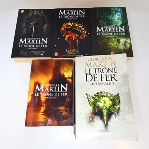 Le Trone De Fer/Game Of Thrones Lot 5 Livres #1 à 5 L'intégrale Français Martin - Bild 1 von 23