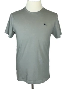Tommy Bahama graues kurzärmliges Basic-T-Shirt mit Rundhalsausschnitt für Herren Größe Small - Bild 1 von 7