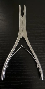 Jarit 230-196 Mini Ruskin Rongeur - 6 Inch - 2mm Bite - Curved - Used - Picture 1 of 5