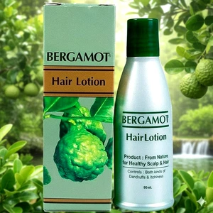 3x90 ml BERGAMOT Hair Lotion for Normal Dry Hair Nourish the Scalp to be Strong - Picture 1 of 10