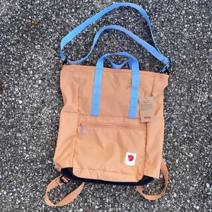 Fjallraven High Coast Totepack Peach Sand Lightweight Backpack Convertible Tote - Picture 1 of 13