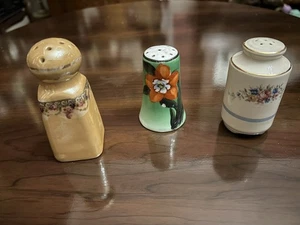 3 Vtg Salt & Pepper Shakers One From Germany 1 From Japan  - Picture 1 of 4