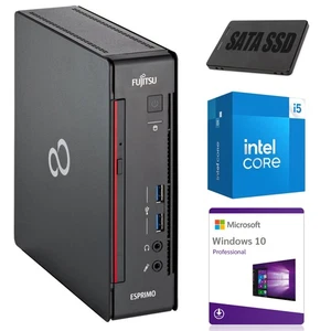 MINIATUROWY KOMPUTER FUJITSU ESPRIMO Q958 MICROSLIM i5-9500T 8GB 256GB W10P KL A - Zdjęcie 1 z 8