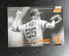 2022 Stadium Club Black and White Jim Abbott #67