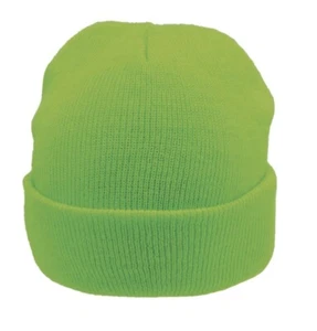 2 Westchester Hi-Visibility Fleece Lined Acrylic Hat Large - Picture 1 of 2