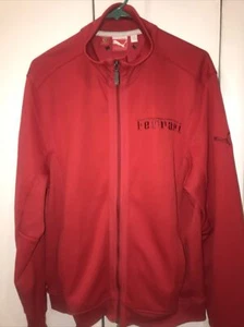 Ferrari Race Jacket 🚘 Vintage Red Sport Lifestyle NICE ! Size Large - Picture 1 of 13