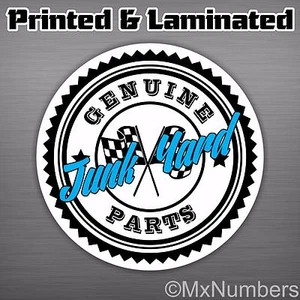 Genuine Junk Yard Parts Sticker Decal Vintage Hot Rod Bug Bus Race 4x4 Built VW - Picture 1 of 1