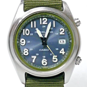 Casio Overland Field Watch OVW-100BJ 2005 grünes Zifferblatt LED-Hintergrundbeleuchtung solarbetrieben - Bild 1 von 13