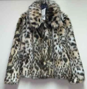 ZARA FAUX FUR JACKET ZW COLLECTION LEOPARD NEW FW24/25 SIZES S M L REF. 8490/241 - Picture 1 of 3