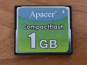 Apacer 1GB Compact Flash CF Memory Card - M1536 - Picture 1 of 2