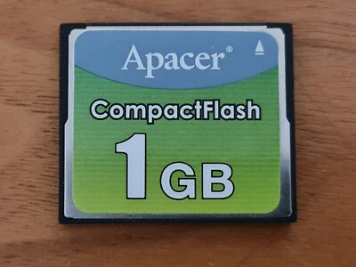 Apacer 1GB Compact Flash CF Memory Card - M1536 - Image 1 of 2